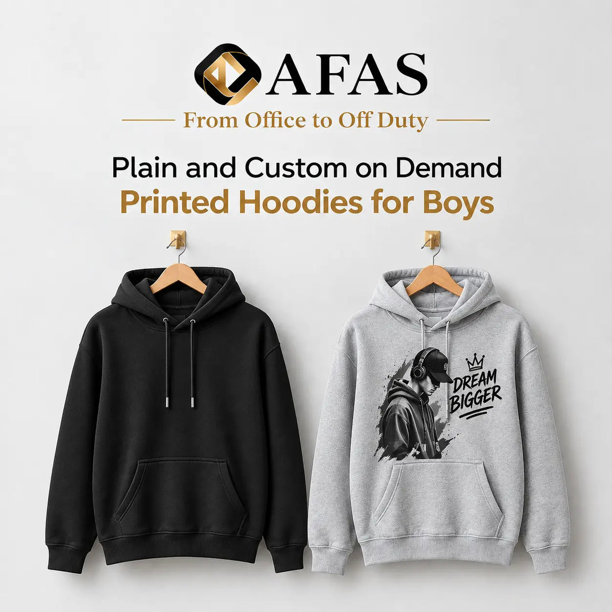 Printed & Plain Hoodies for Men