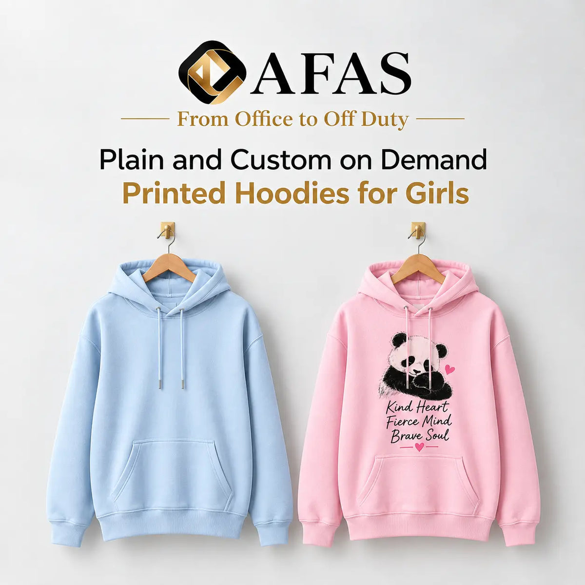 Printed & Plain Hoodies for Girls