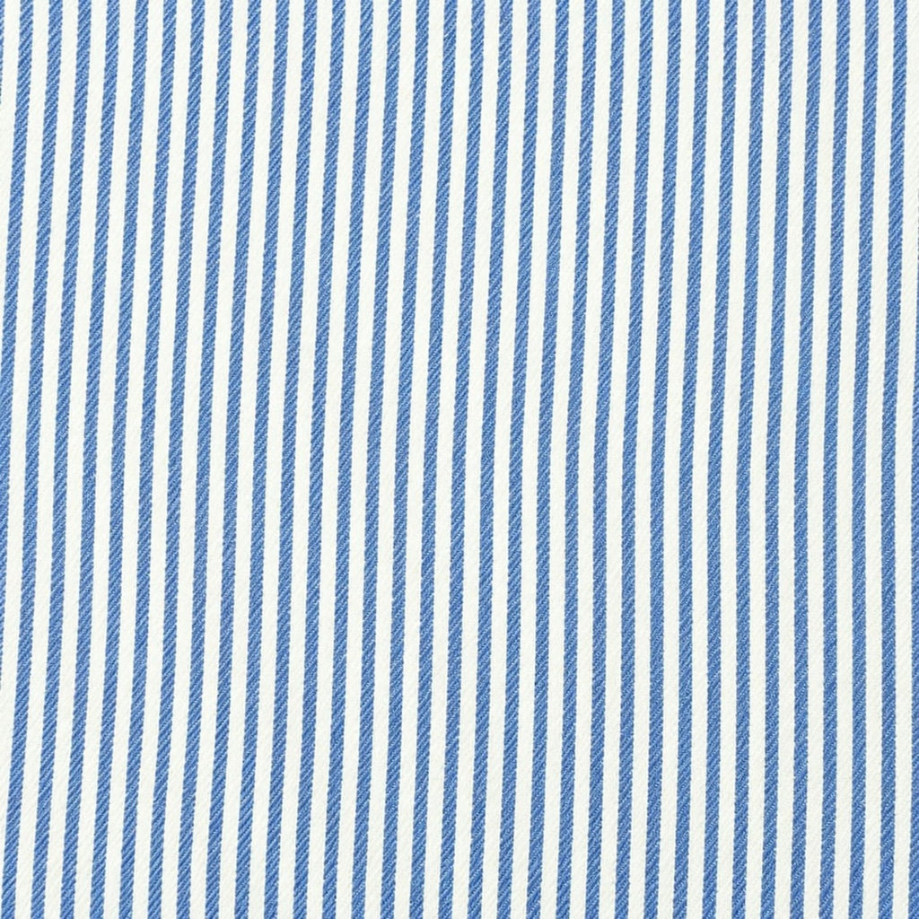 AFAS Custom Size Classic Blue Stripe Cotton Fabric - SKU F0004