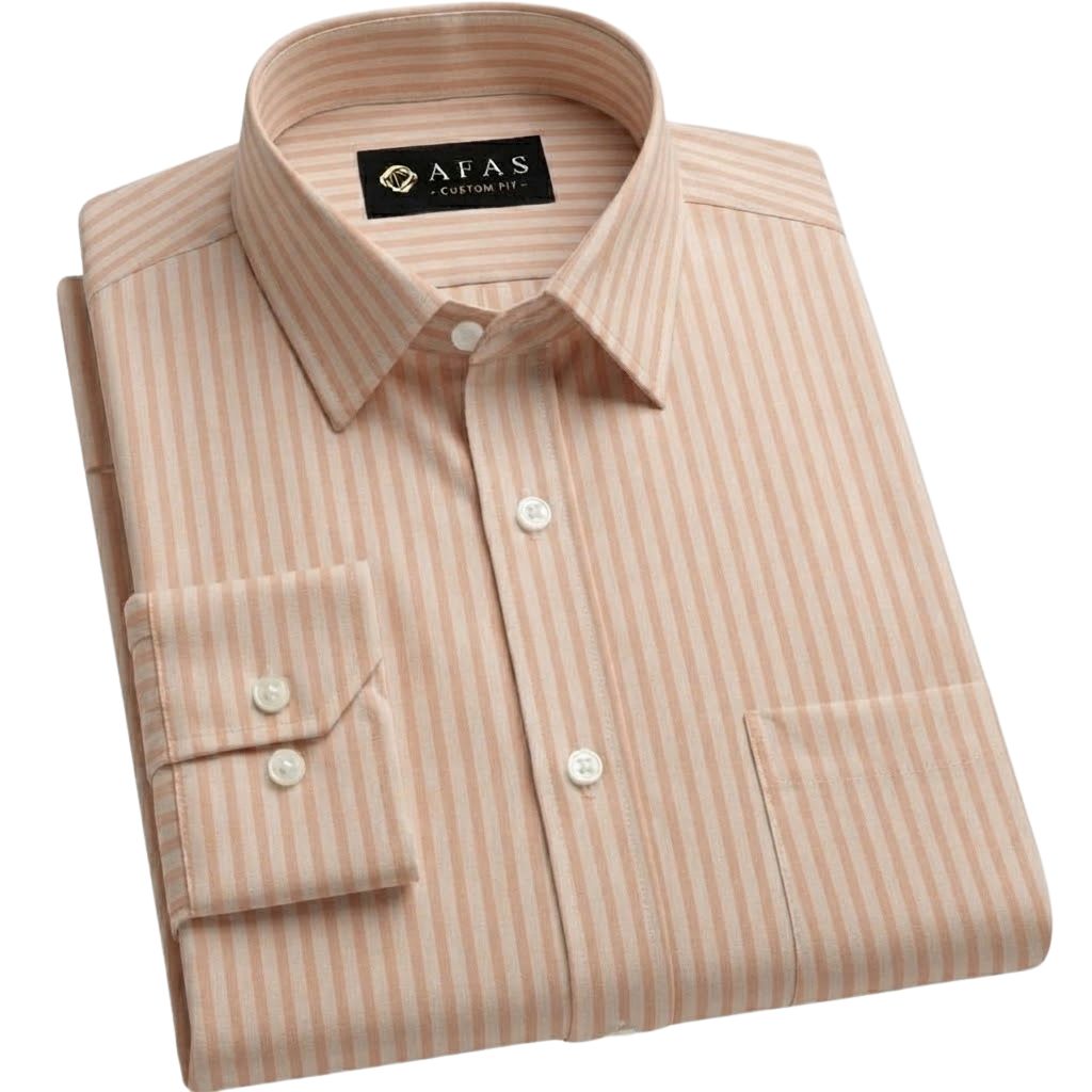 Custom Made Striped Lining Shirt ! AFAS