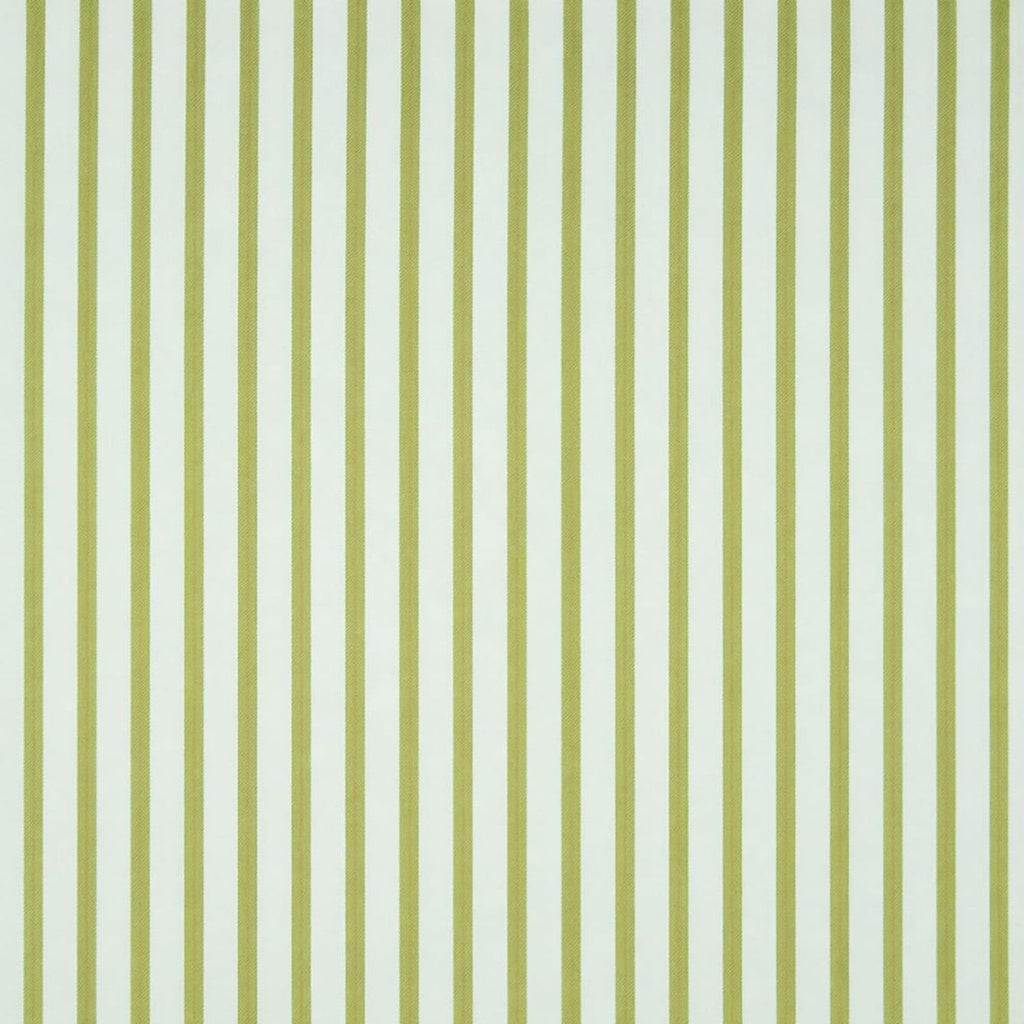 AFAS Custom Size Classic Green & White Pinstripe Cotton Fabric - SKU F0002