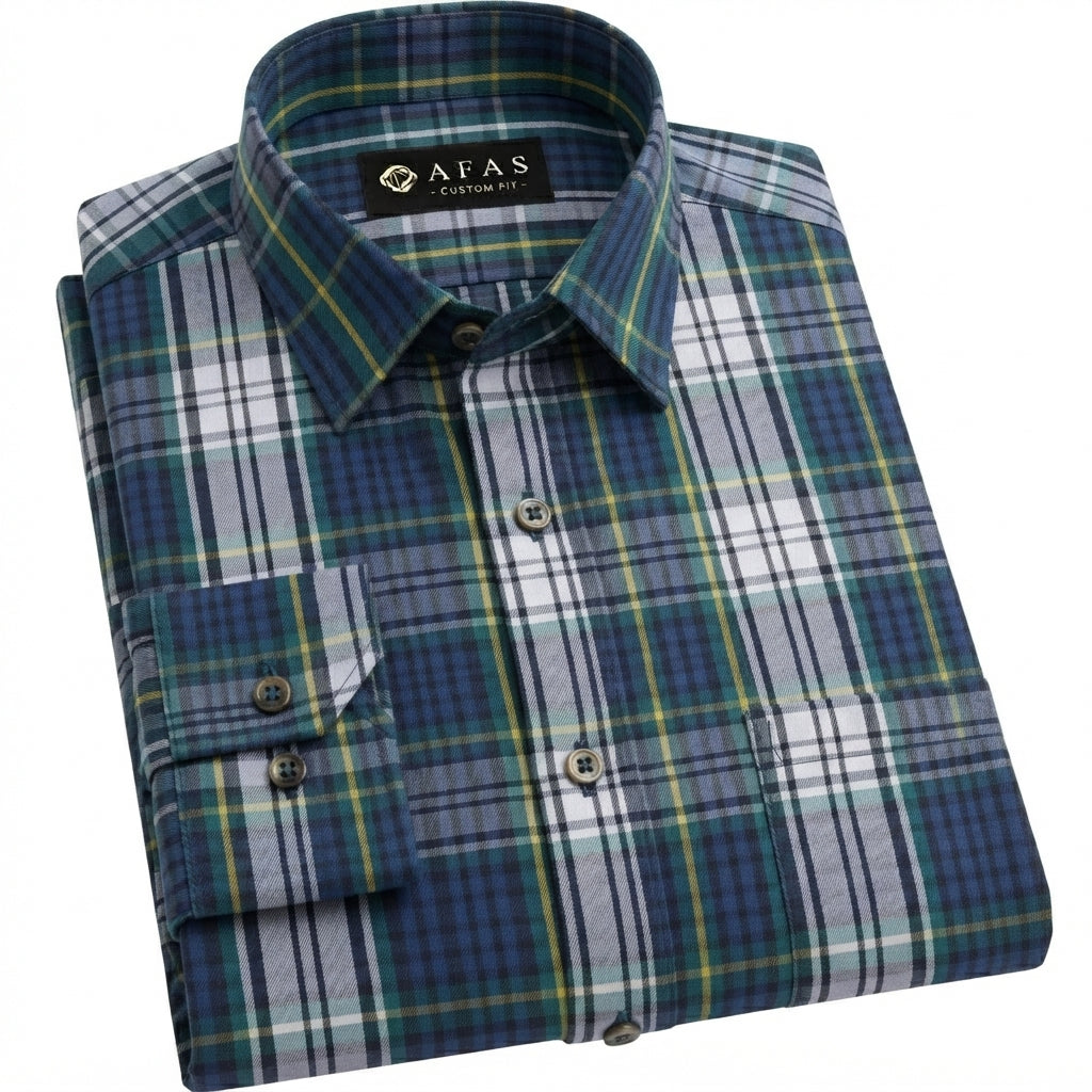 Custom-Made Check Shirt | AFAS