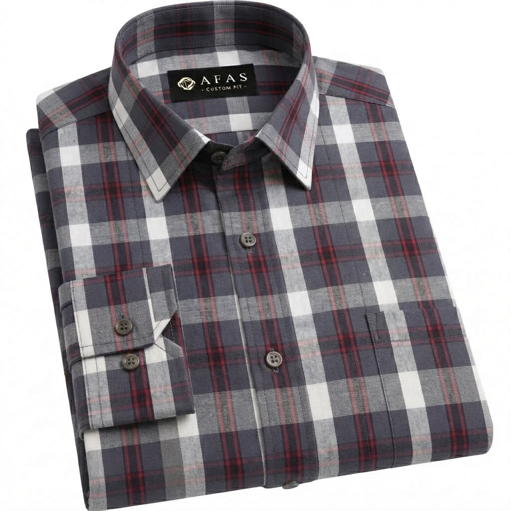 Custom-Made Check Shirt | AFAS