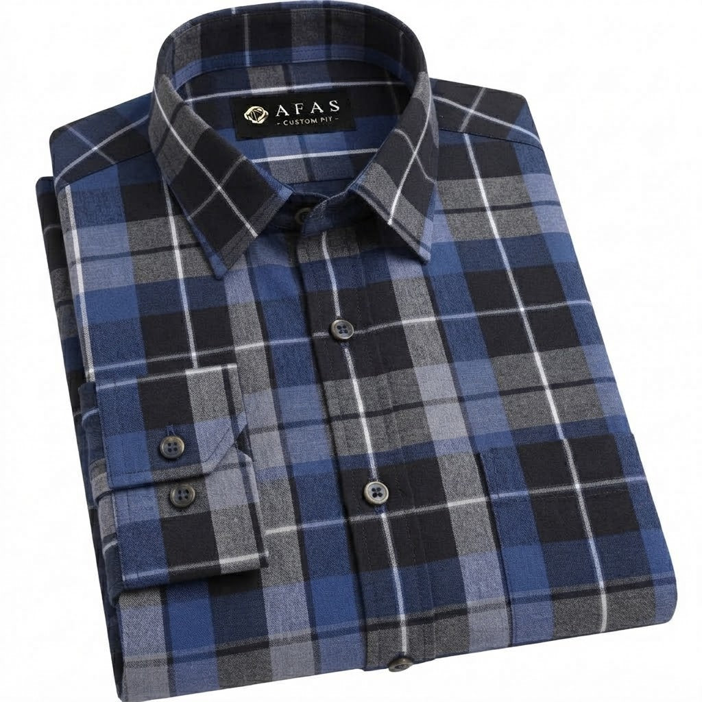 Custom-Made Check Shirt | AFAS