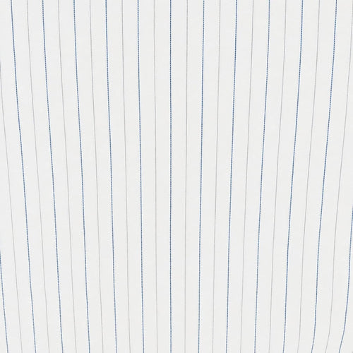 AFAS Custom Size White & Blue Pencil Stripe Cotton Fabric SKU F0050