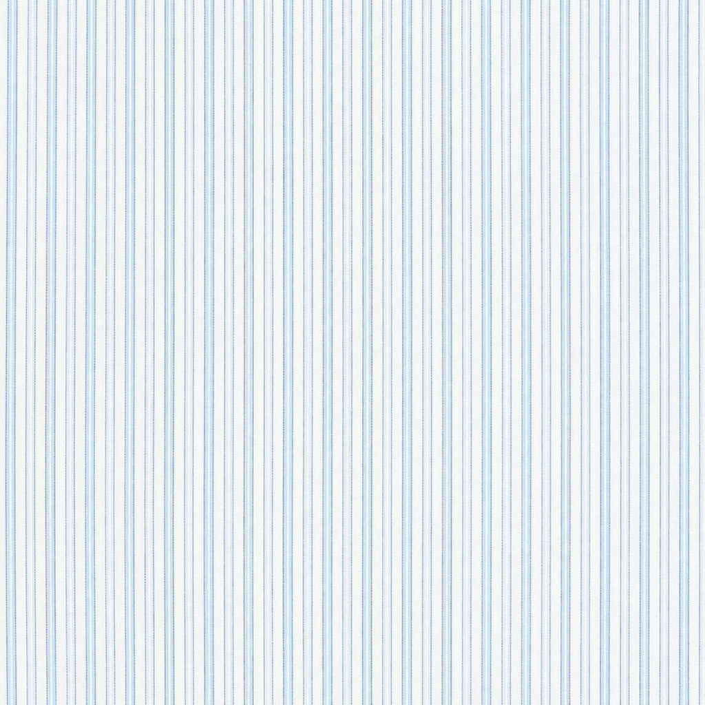 AFAS Custom Size Blue & White Vertical Pinstripe Cotton Fabric SKU F0049