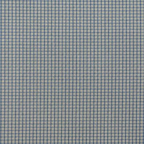 AFAS Custom Size Blue Micro Windowpane Check Cotton fabric - SKU F0031