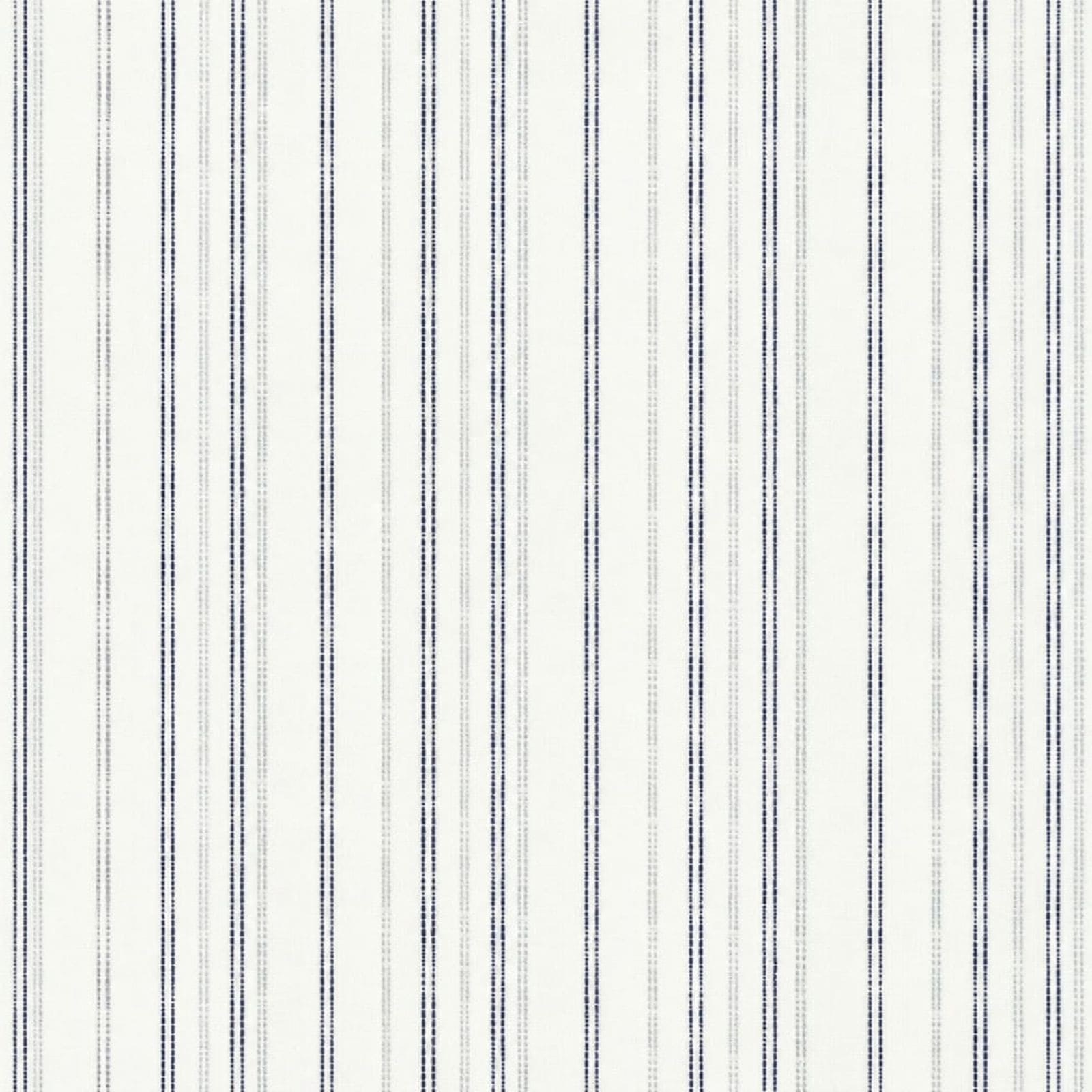 AFAS Custom Size Men's White Navy Grey Pinstripe Cotton fabric - SKU F0021