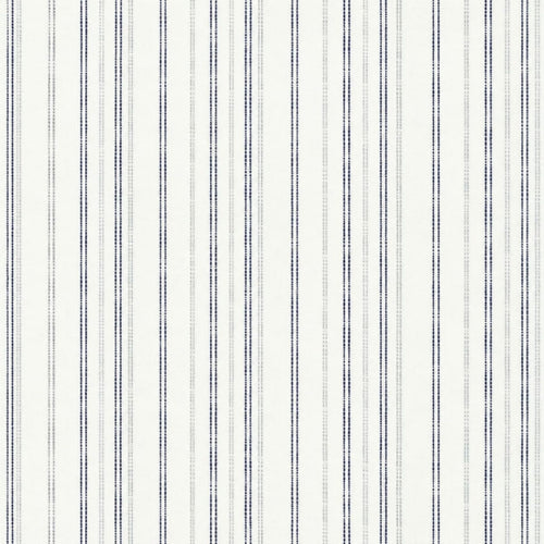 AFAS Custom Size Men's White Navy Grey Pinstripe Cotton fabric - SKU F0021