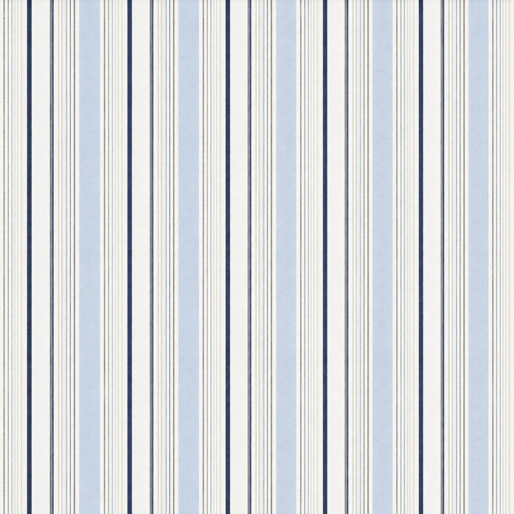 AFAS Custom Size White Multi Stripe Cotton Fabric - SKU F0043