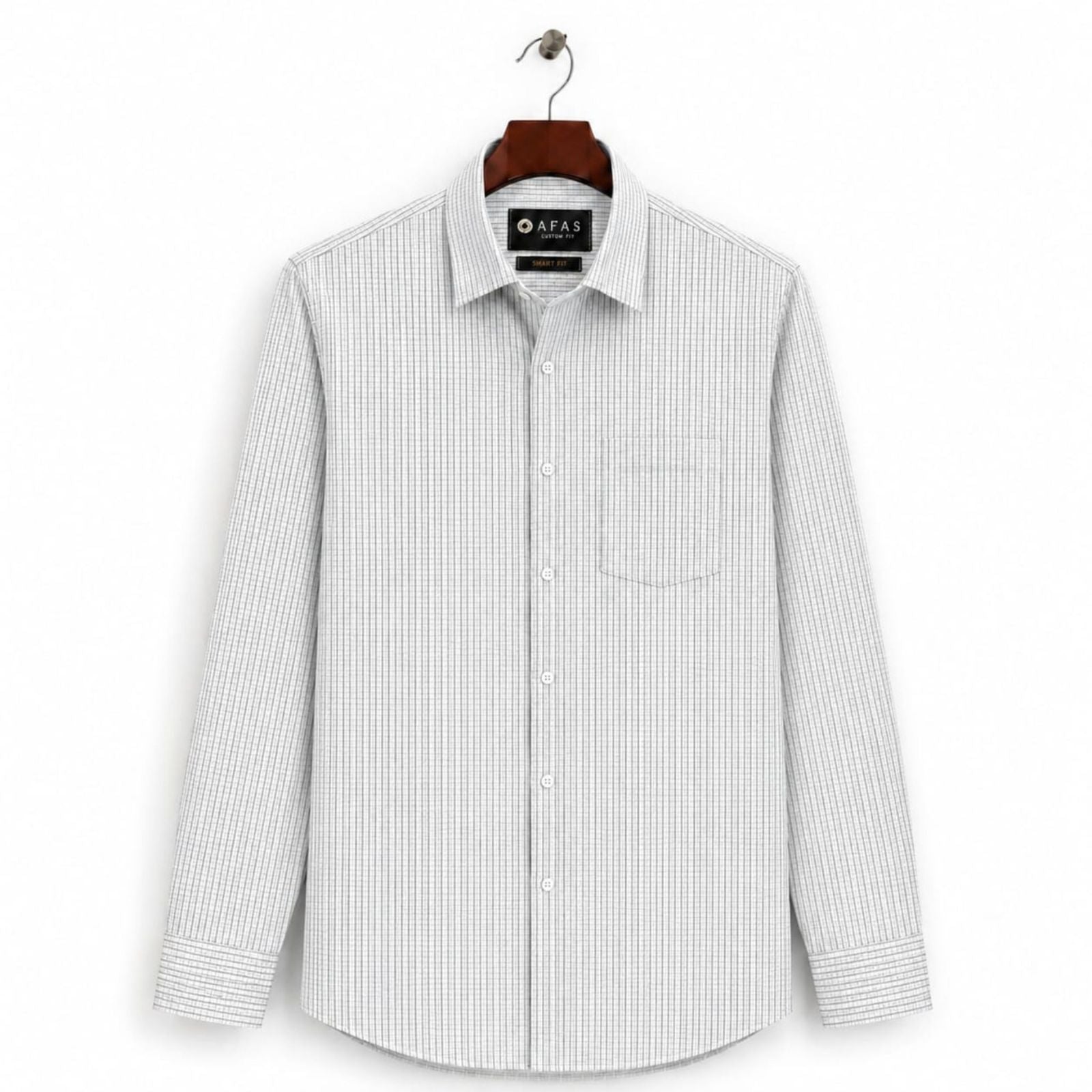 AFAS Ready-Made Small Boxes cotton Rich Fabric Shirt - SKU S0002