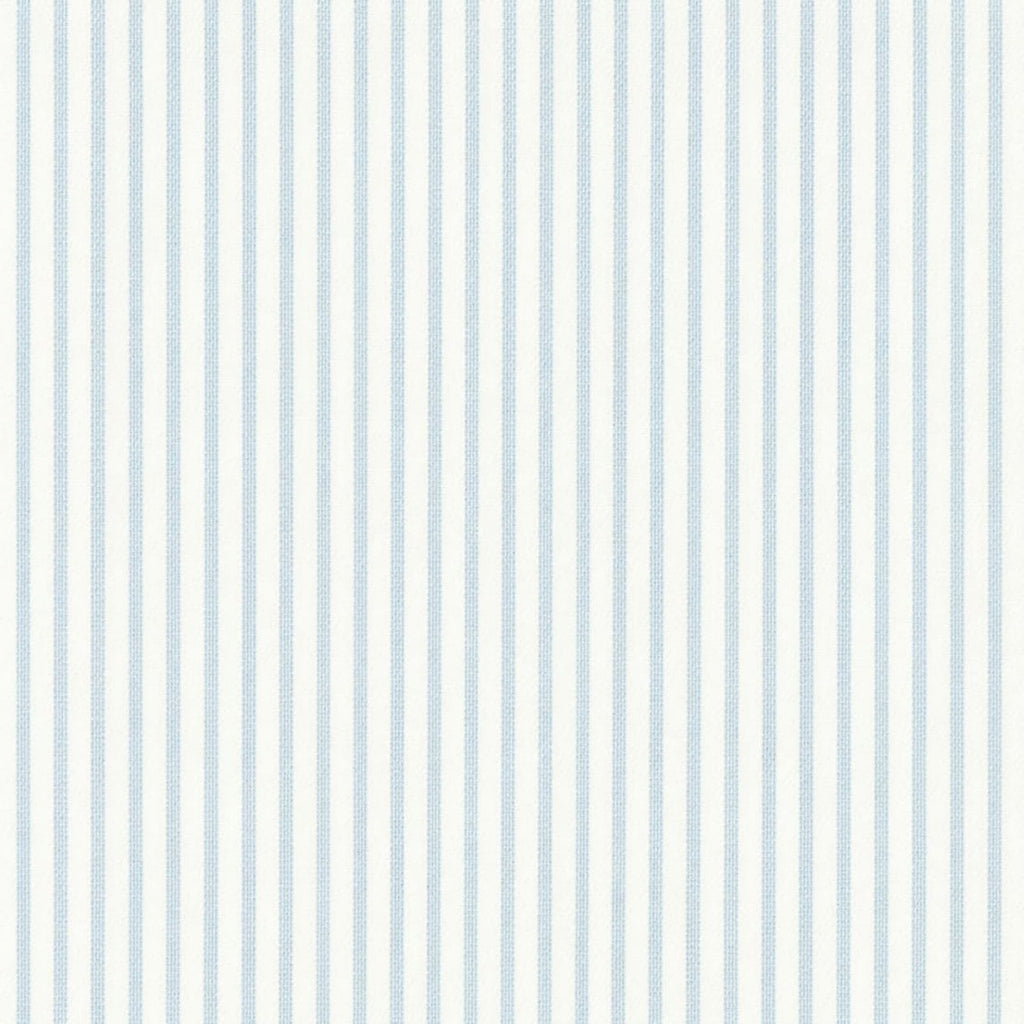AFAS Custom Size White & Sky Blue Pinstripe Cotton fabric - SKU F0024