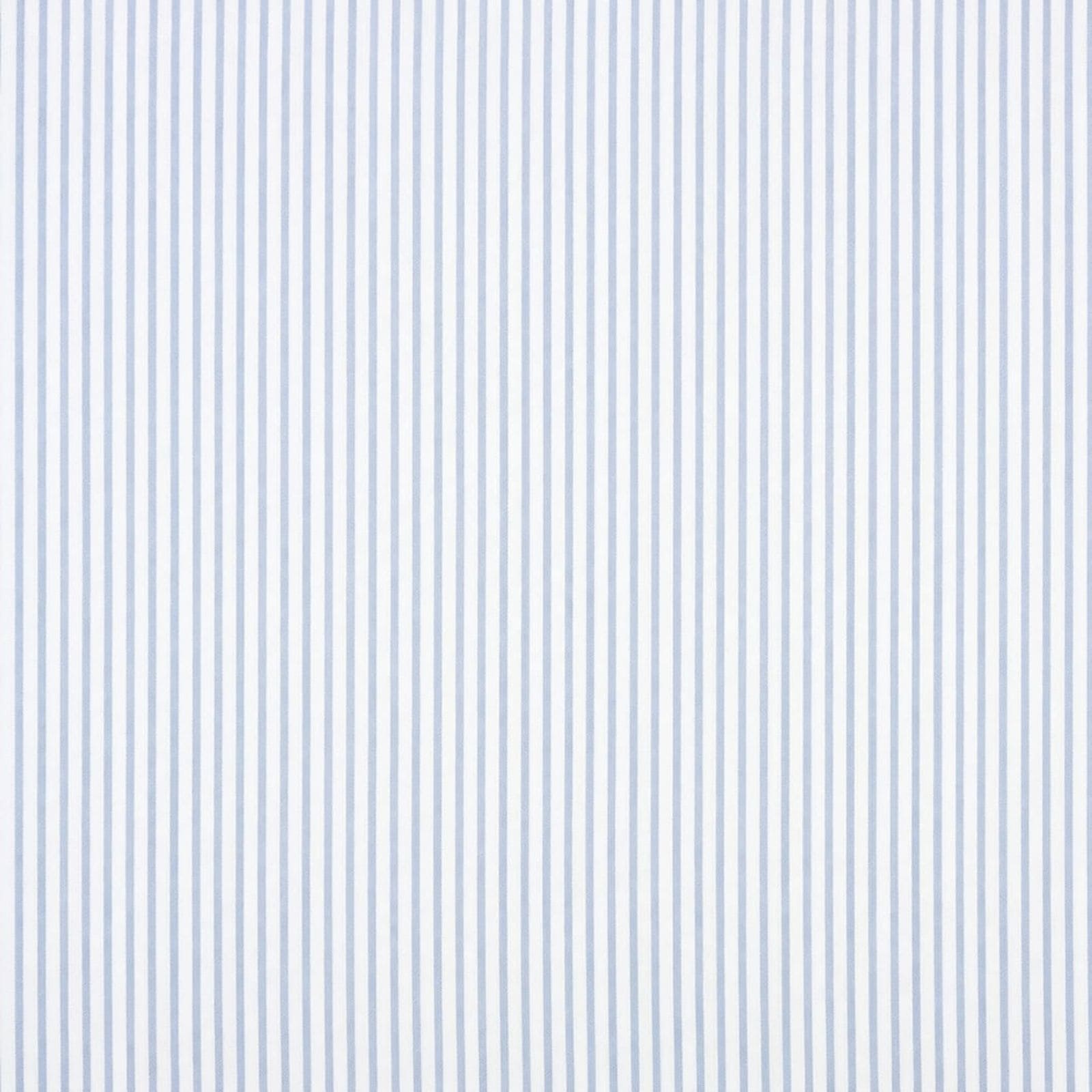AFAS Custom Size Men's White Sky Blue Pinstripe Cotton fabric - SKU F0022