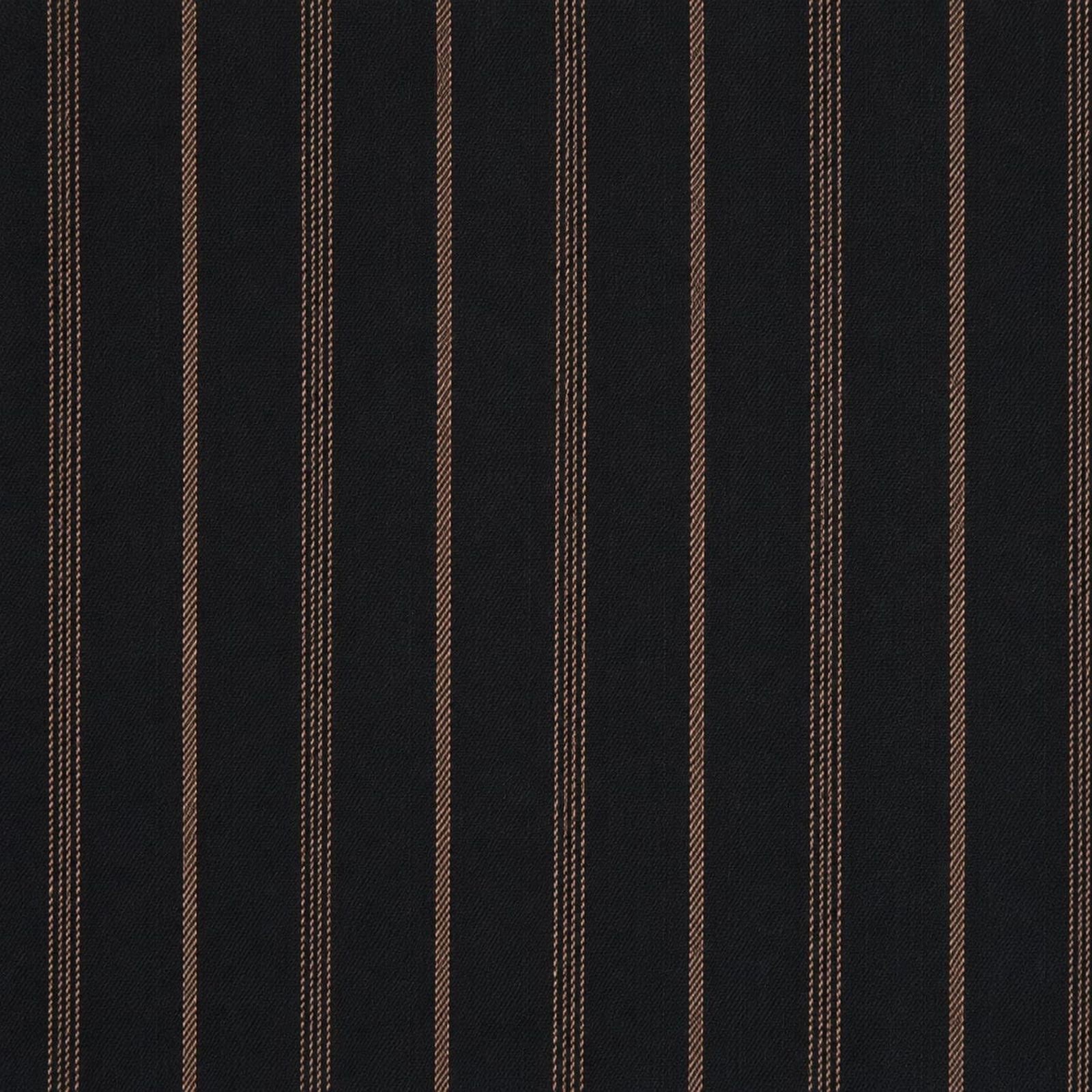 AFAS Custom Size Black Brown Multi Stripe Cotton Fabric SKU F0046