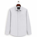 AFAS Ready-Made Vertical Stripe cotton Rich Fabric Shirt - SKU S0004
