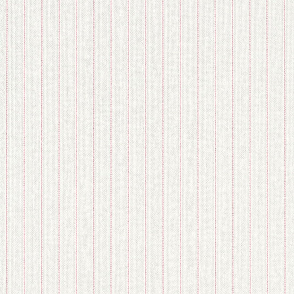 AFAS Custom Size Classic White Pink Pencil Stripe Cotton Fabric - SKU F0042