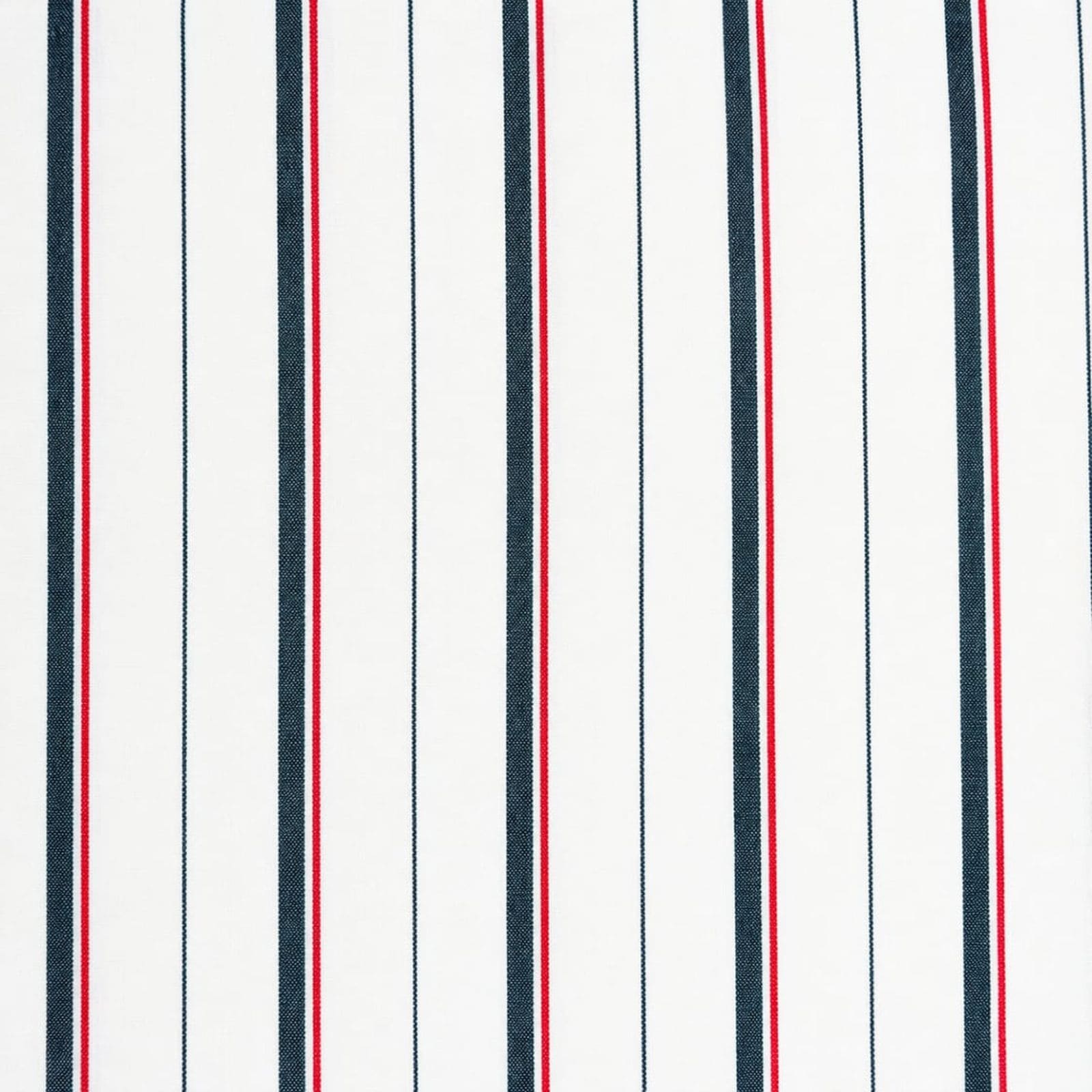 AFAS Custom Size Classic White Multi-Stripe Cotton Fabric - SKU F0019