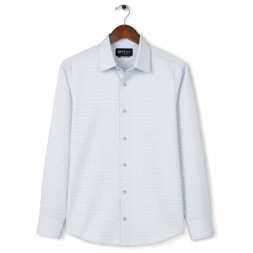 AFAS Ready-Made Small Boxes cotton Rich Fabric Shirt - SKU S0009