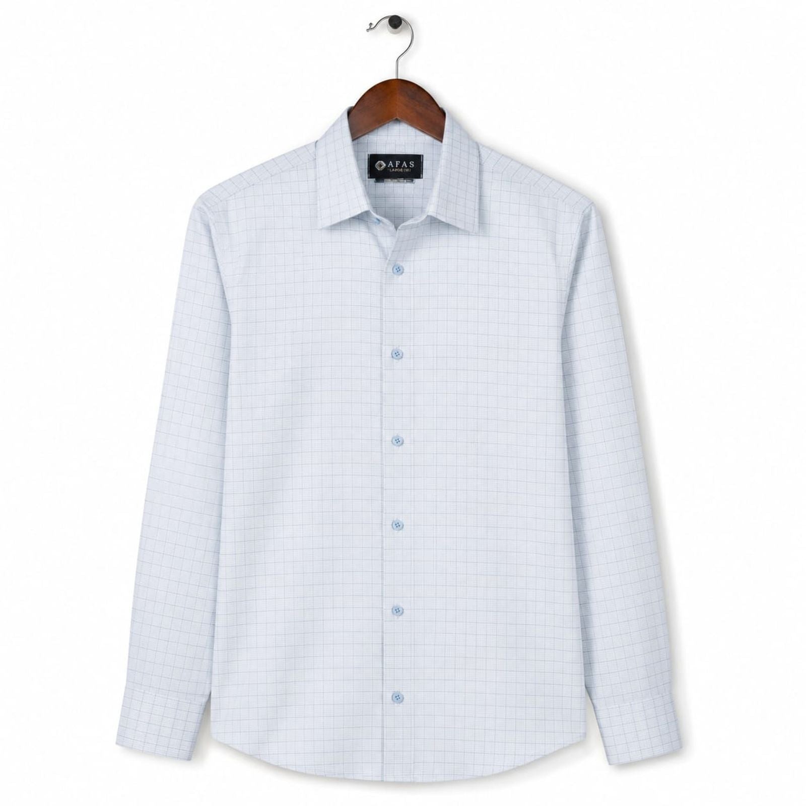 AFAS Ready-Made Small Boxes cotton Rich Fabric Shirt - SKU S0009