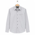 AFAS Ready-Made Vertical Stripe cotton Rich Fabric Shirt - SKU S0003