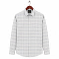 AFAS Ready-Made Gray Lining cotton Rich Fabric Shirt - SKU S0011