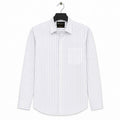 AFAS Ready-Made Vertical Stripe cotton Rich Fabric Shirt - SKU S0012