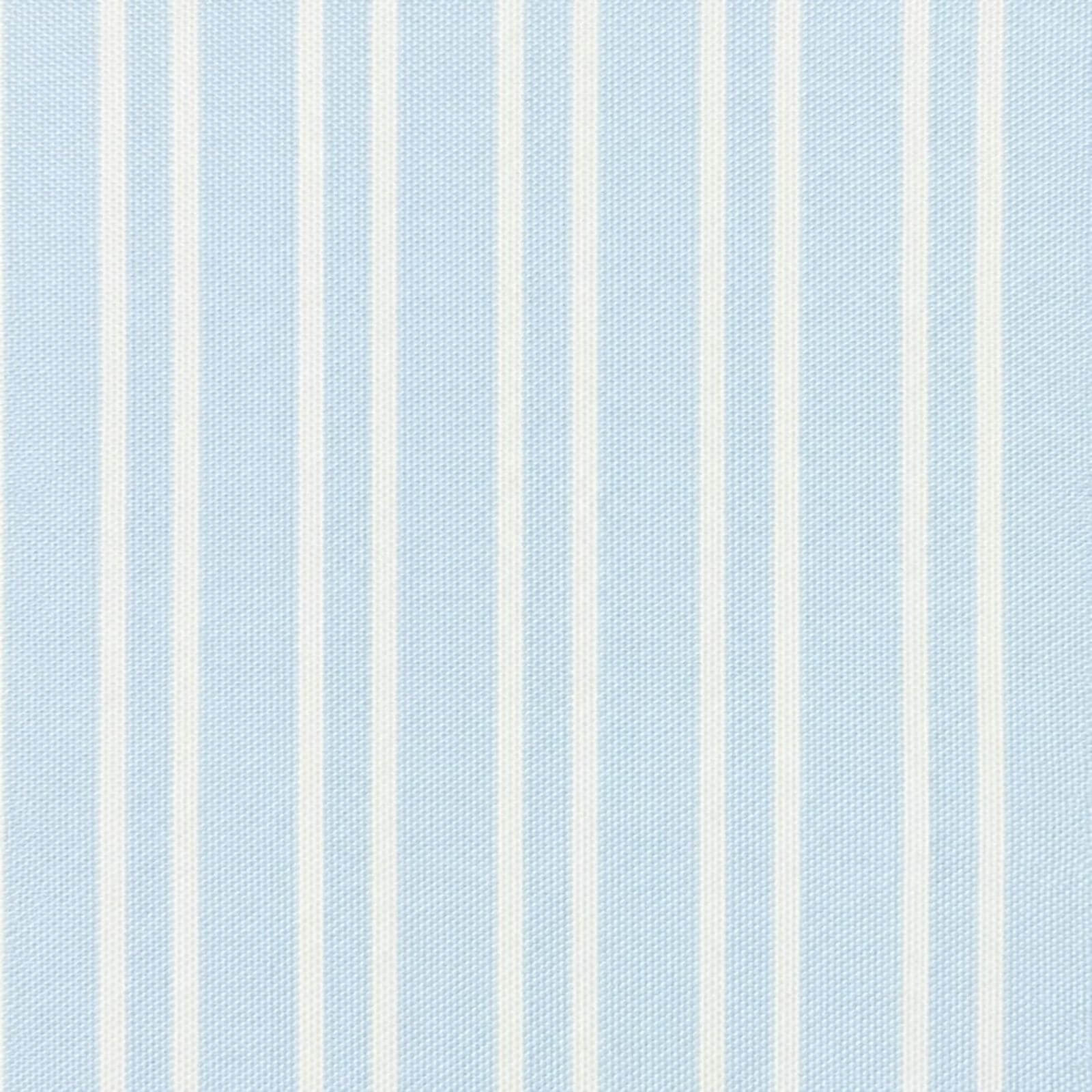 AFAS Custom Size Sky Blue & White Vertical Stripe Cotton Fabric - SKU F0053