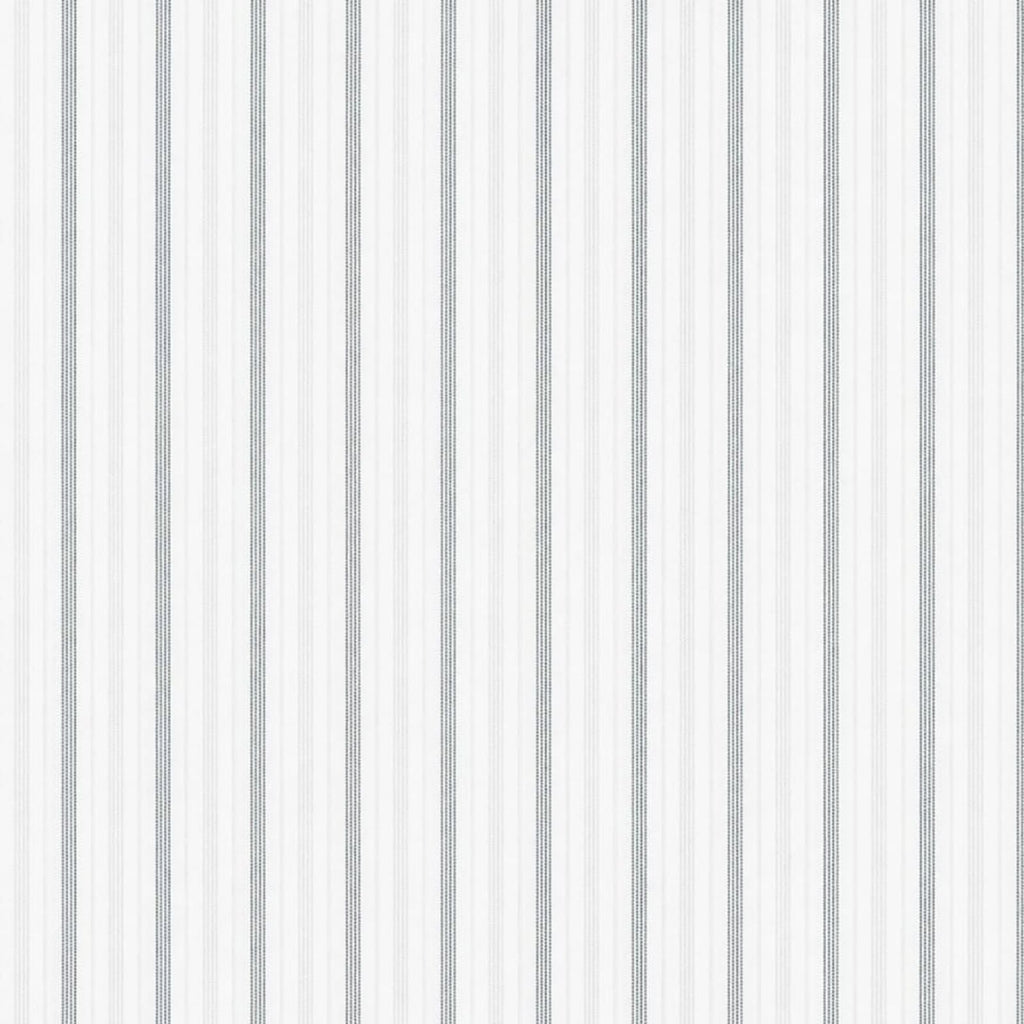 AFAS Custom Size White Shadow Stripe Cotton Fabric - SKU F0036