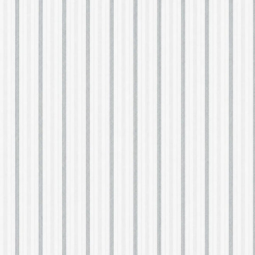 AFAS Custom Size White Shadow Stripe Cotton Fabric - SKU F0036