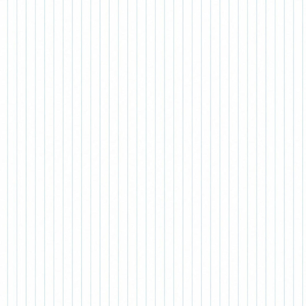 AFAS Custom Size White Sky Blue Pinstripe Cotton Fabric - SKU F0034