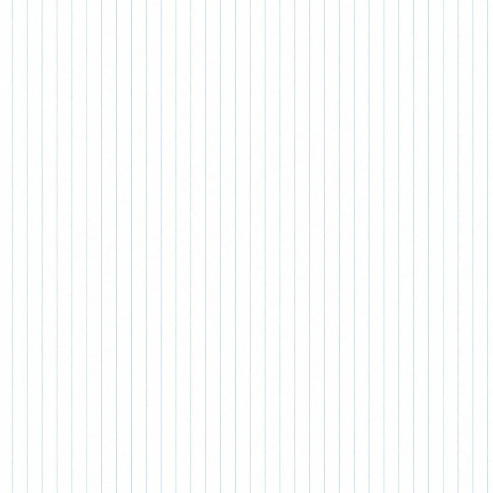 AFAS Custom Size White Sky Blue Pinstripe Cotton Fabric - SKU F0034
