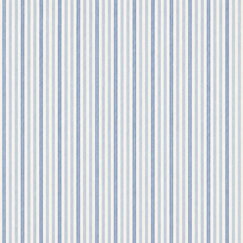 AFAS Custom Size White Sky Blue Multi Pinstripe Cotton Fabric SKU F0052