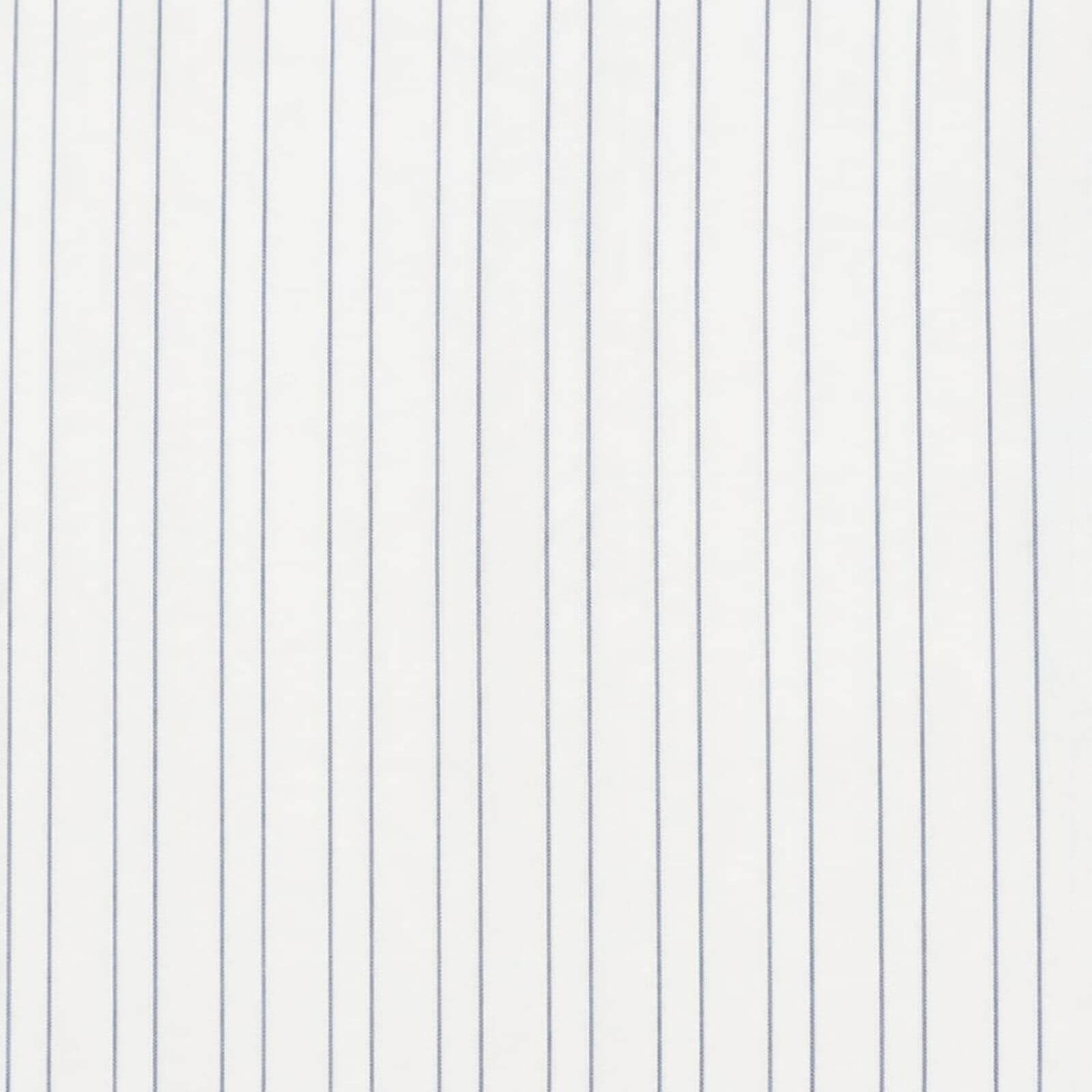 AFAS Custom Size White Fine Navy Stripe Cotton Fabric SKU F0051