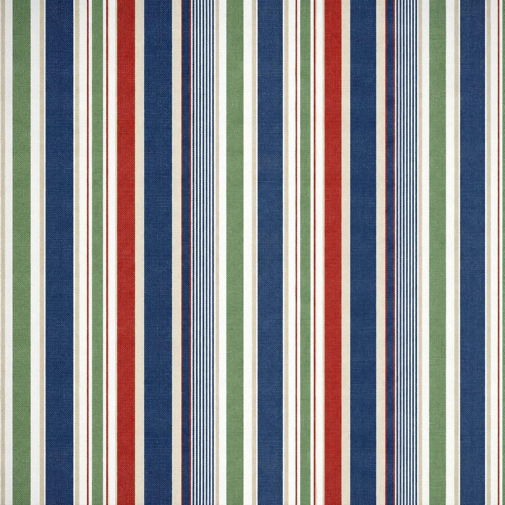 AFAS Custom Size Classic Multicolor Vertical Stripe Cotton Fabric - SKU F0011