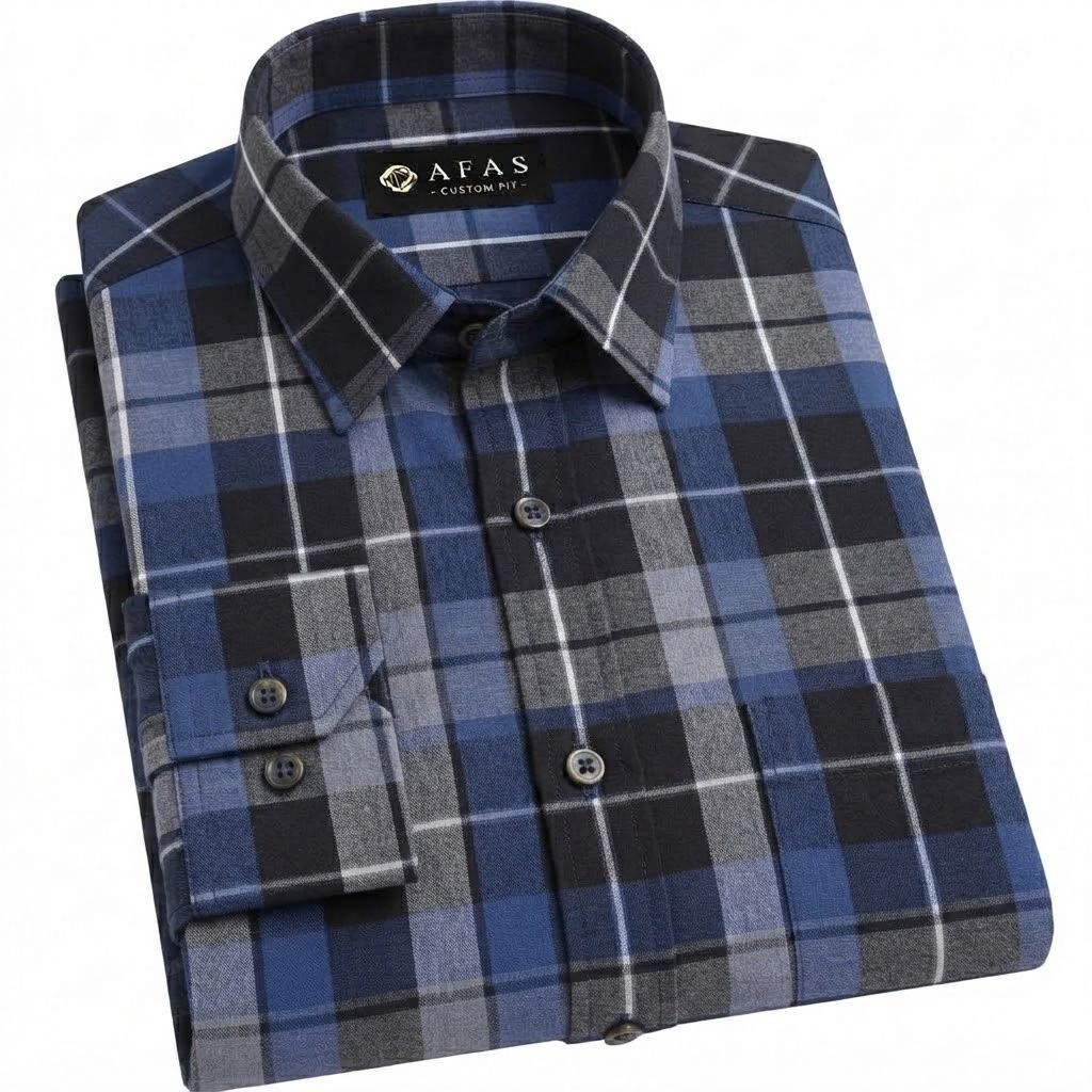 Custom Made Check Shirt ! AFAS