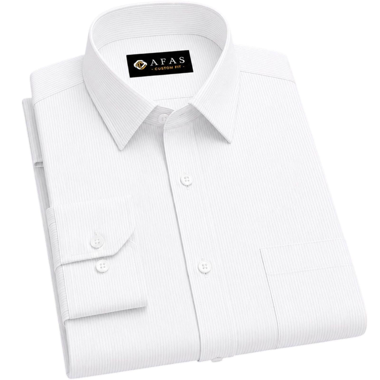 AFAS Custom Size Classic blackish Pinstripe Cotton Fabric - SKU F0012
