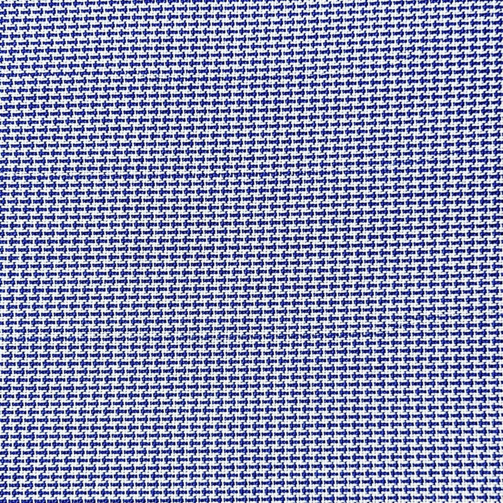 AFAS Custom Size Classic Blue Mini Check Cotton Fabric - SKU F0006