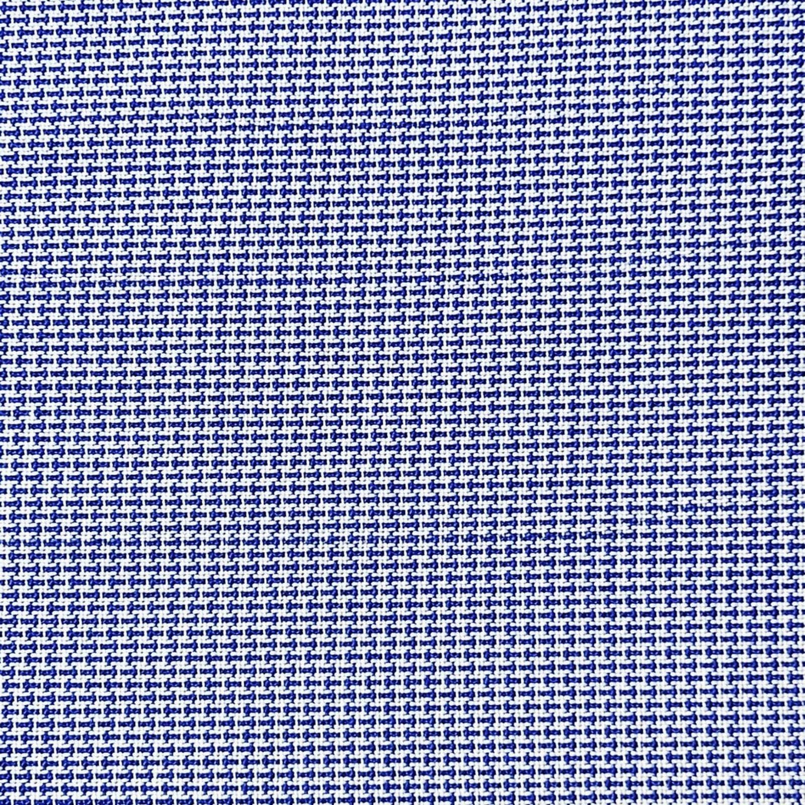 AFAS Custom Size Classic Blue Mini Check Cotton Fabric - SKU F0006