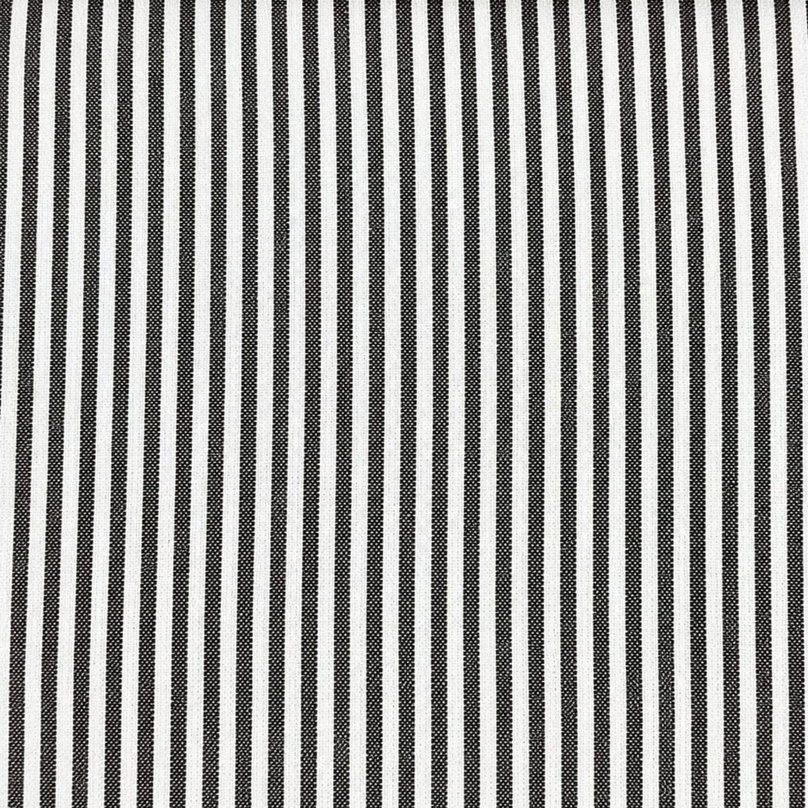 AFAS Custom Size Classic Black Stripe Cotton Fabric - SKU F0005