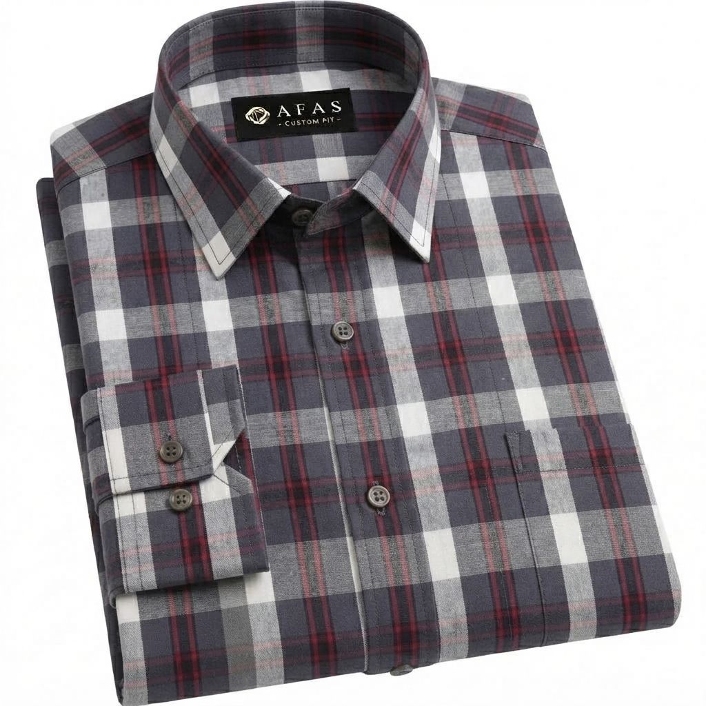 Custom Made Check Shirt ! AFAS