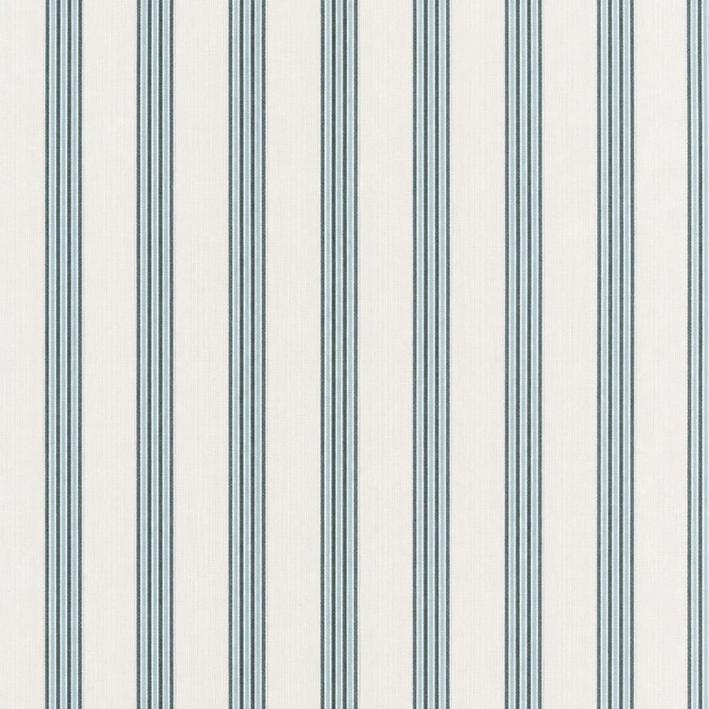 AFAS Custom Size Blue Triple Pinstripe Cotton Fabric - SKU F0014
