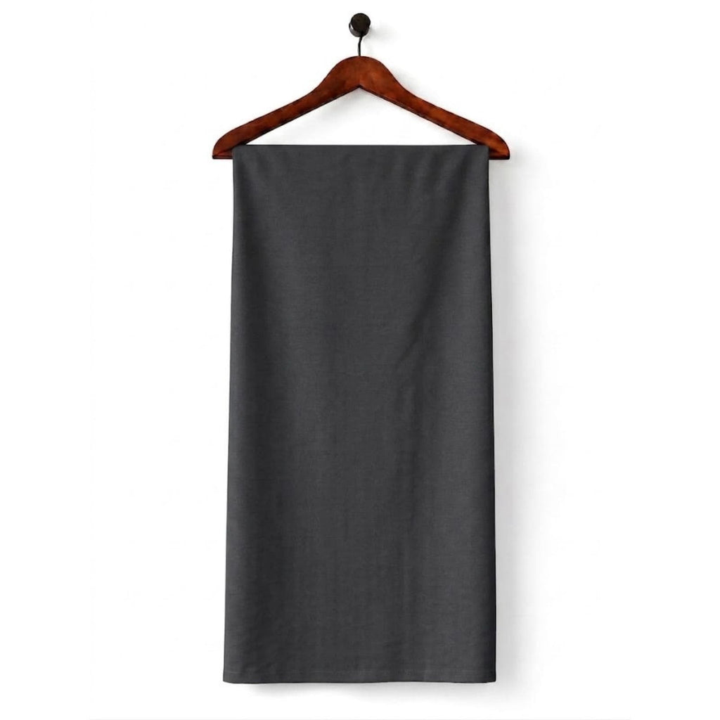 Dark Grey Solid Cotton Fabric SKU ! 427