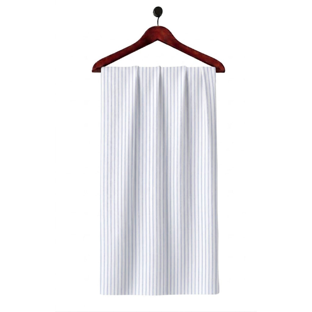 White & Black Dotted Stripe Cotton Fabric SKU ! 306