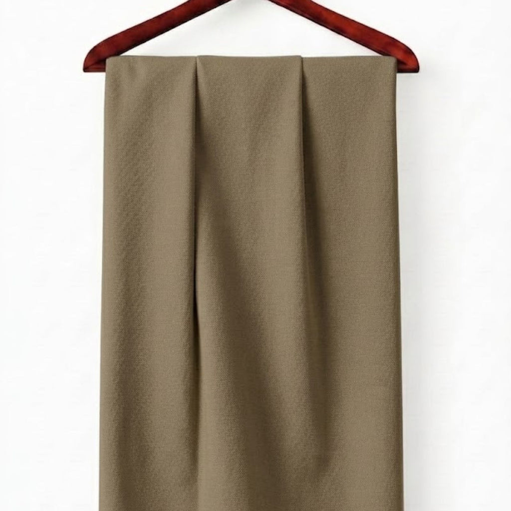 Classic Brown Cotton Fabric SKU ! 312