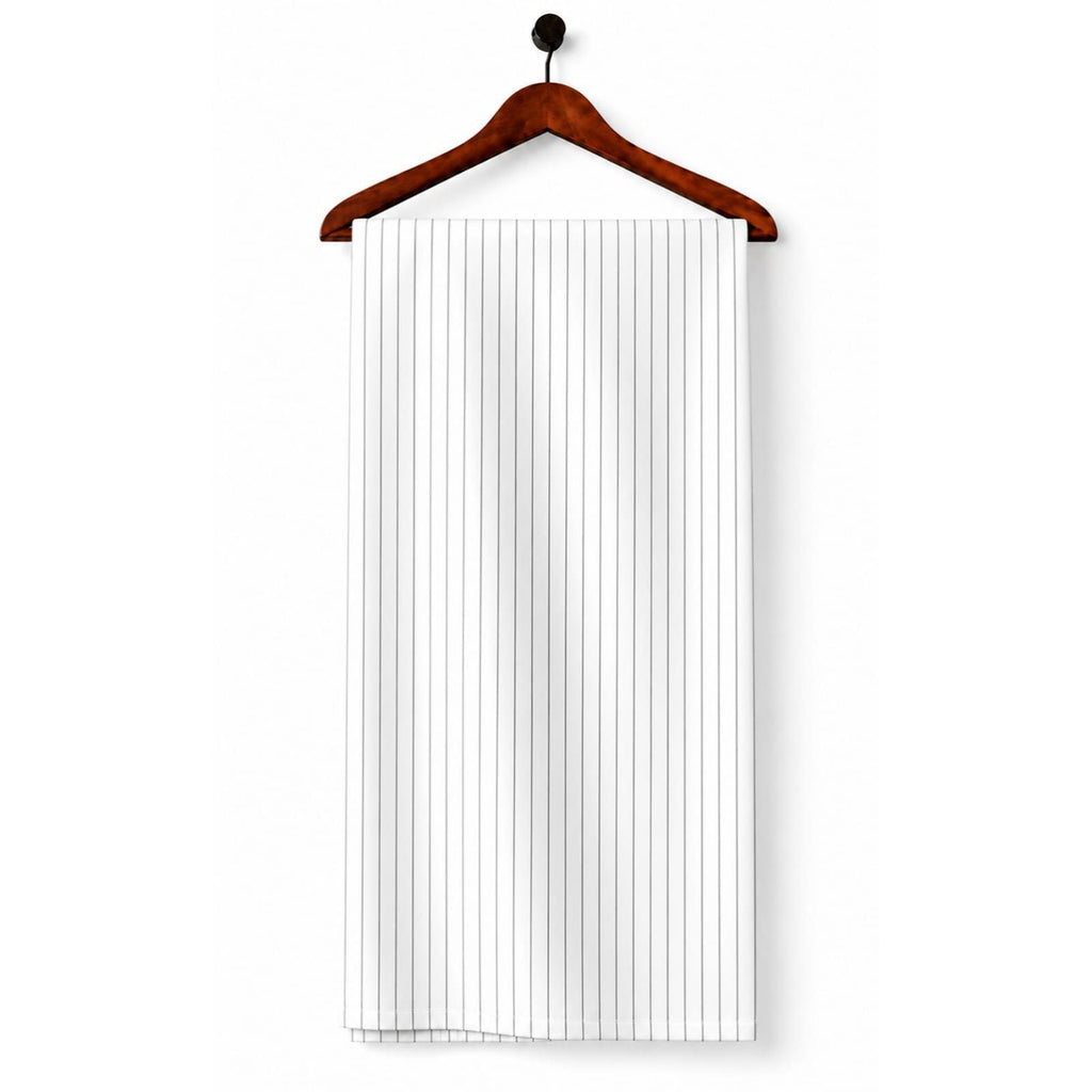 AFAS Custom Size Classic Navy Pinstripe Cotton Fabric - SKU F0010