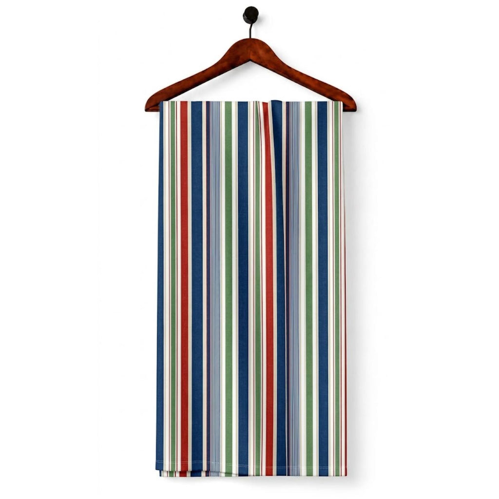 AFAS Custom Size Classic Multicolor Vertical Stripe Cotton Fabric - SKU F0011