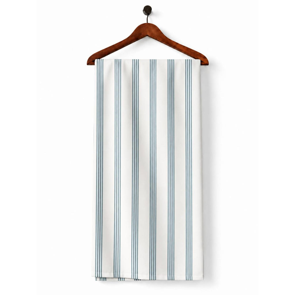 AFAS Custom Size Blue Triple Pinstripe Cotton Fabric - SKU F0014