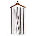 AFAS Custom Size Classic White Multi-Stripe Cotton Fabric - SKU F0019