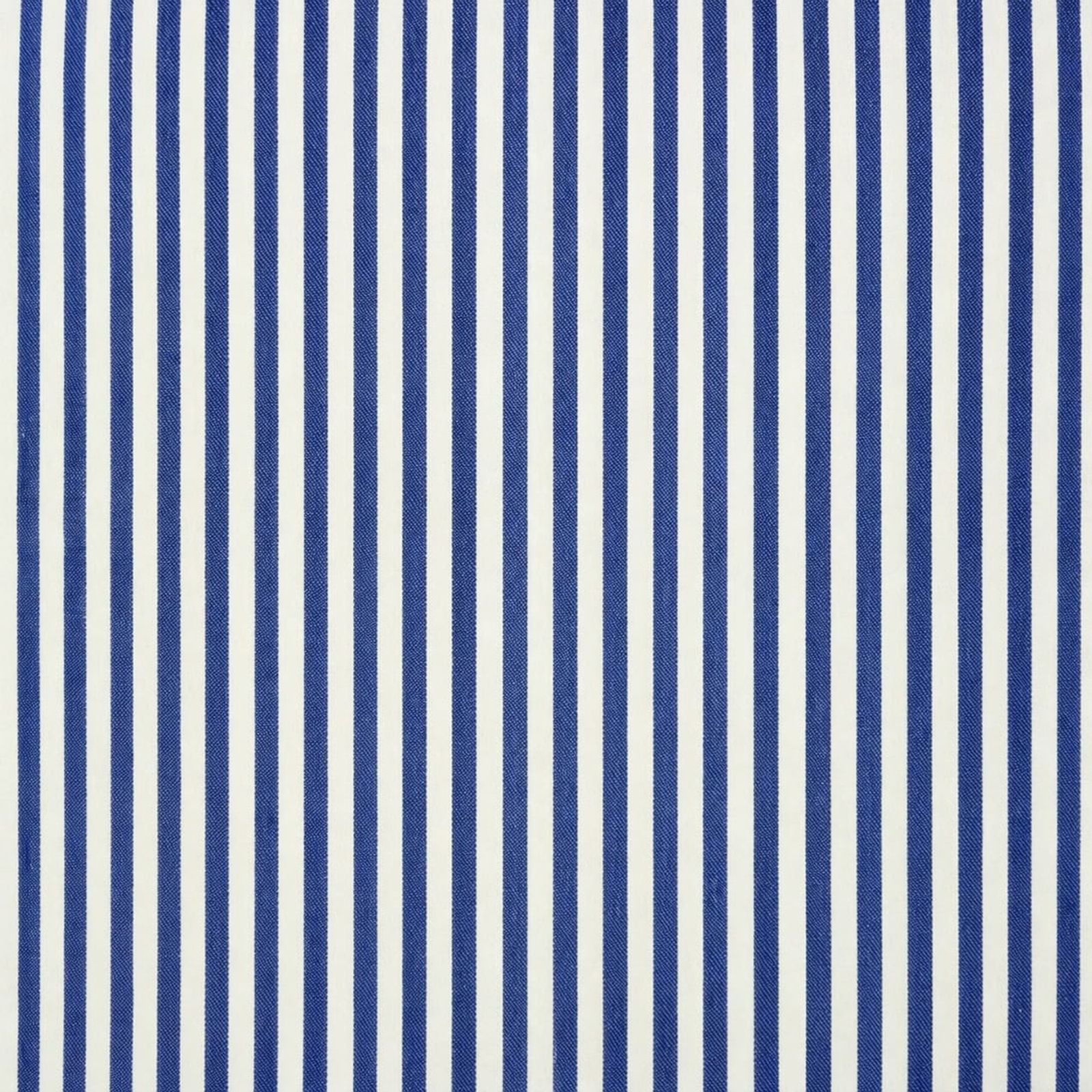 AFAS Custom Size Royal Blue and White Vertical Stripe Cotton Fabric - SKU F0001