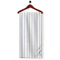 AFAS Custom Size Men's White Navy Grey Pinstripe Cotton fabric - SKU F0021
